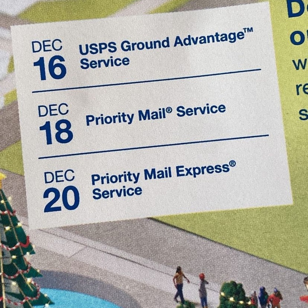 Shipping for Christmas